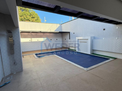 Casa de alto padrão com área de lazer no Setor Cruzeiro, em Gurupi – Cód.874