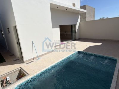 Casa moderna com área de lazer em Gurupi – Cód.902