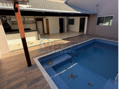 Casa completa com energia solar e área de lazer em Gurupi – Cód 904