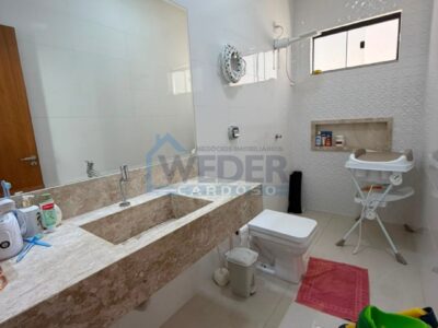 Casa moderna e completa em setor nobre de Gurupi – Cód.916