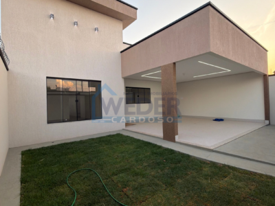 🏡 Casa moderna com acabamento excelente e financiável no Setor Waldir Lins – Cód.945