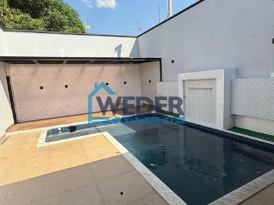 Casa ampla com 4 quartos e piscina aquecida no Setor Cruzeiro, em Gurupi. – Cód.787