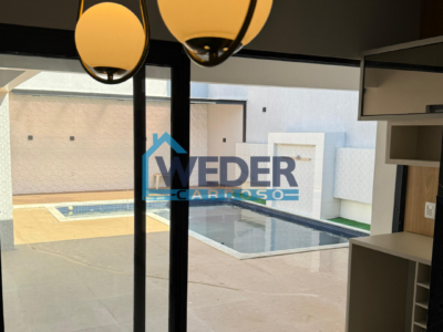Casa ampla com 4 quartos e piscina aquecida no Setor Cruzeiro, em Gurupi. – Cód.787